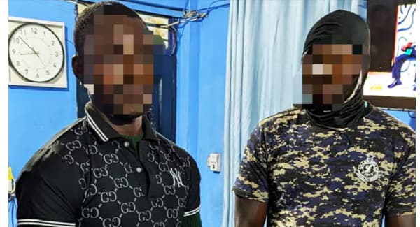 Two fake police officers nabbed