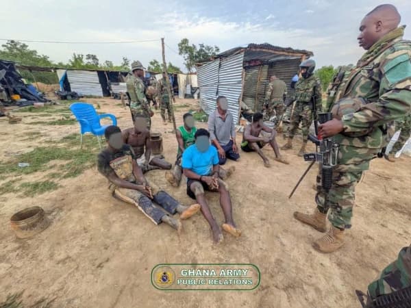 10 suspected illegal miners arrested in Kpali operation
