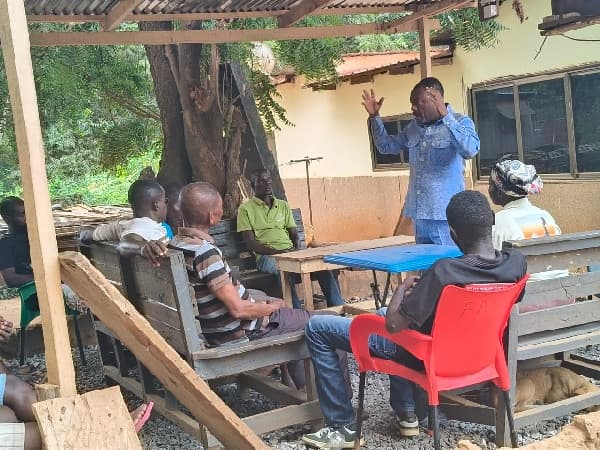 Bishop Abraham Aidoo takes leadership message to Kpone Katamanso residents