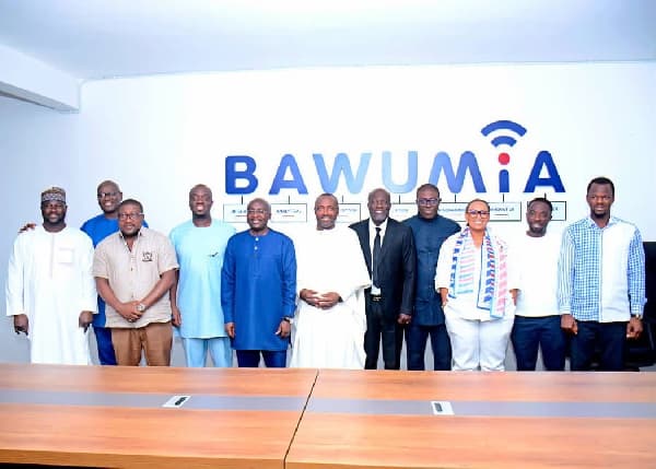 Kojo Bamba ‘missing’ as NPP’s new leadership meets for first time, visits Bawumia