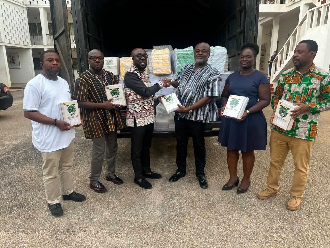 NALAG supports deprived schools with exercise books