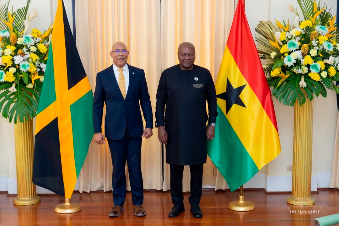 President Mahama holds high-level bilateral meetings with Jamaican leaders