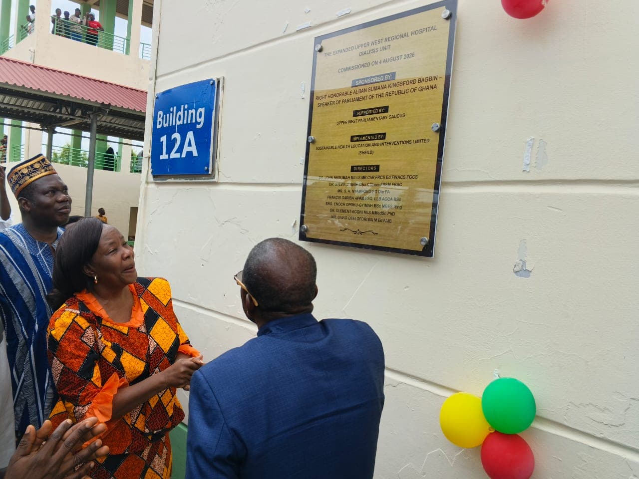Speaker Bagbin commissions GH₵4 million expanded dialysis unit at UWR Hospital