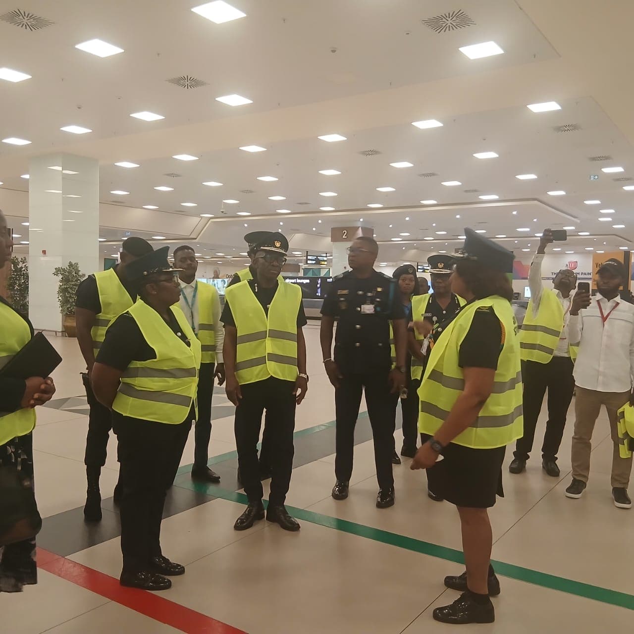 Customs explains red, green channels at Accra International Airport