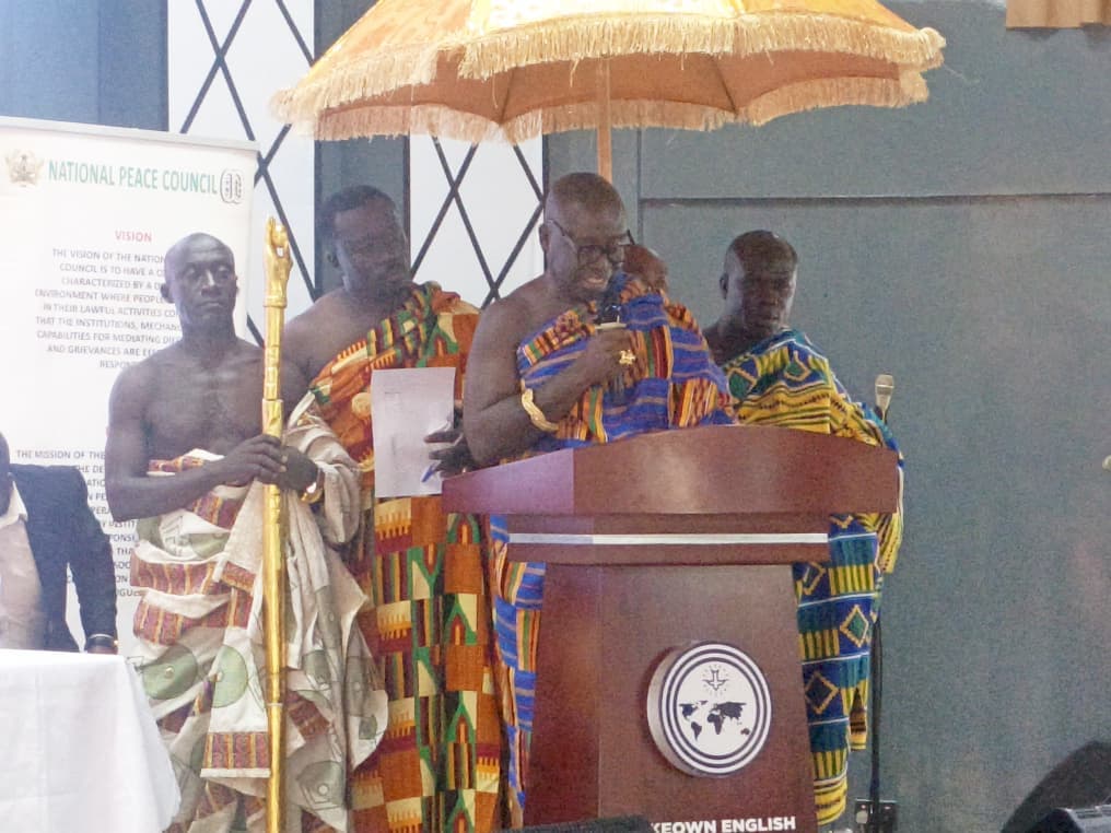 Investing in jobs, livelihoods critical to sustaining peace – Omanhene