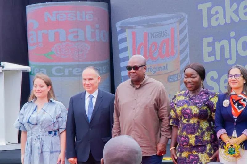 Politics Mahama pays a working visit to Three Dreamer Manufacturing