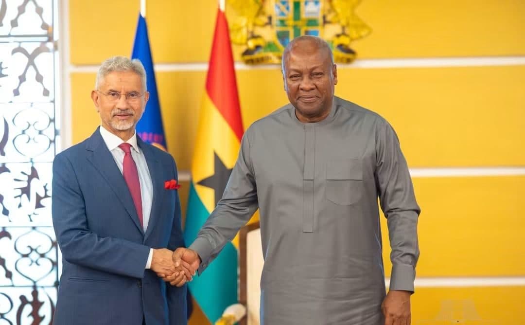 President Mahama holds discussions with India’s External Affairs Minister