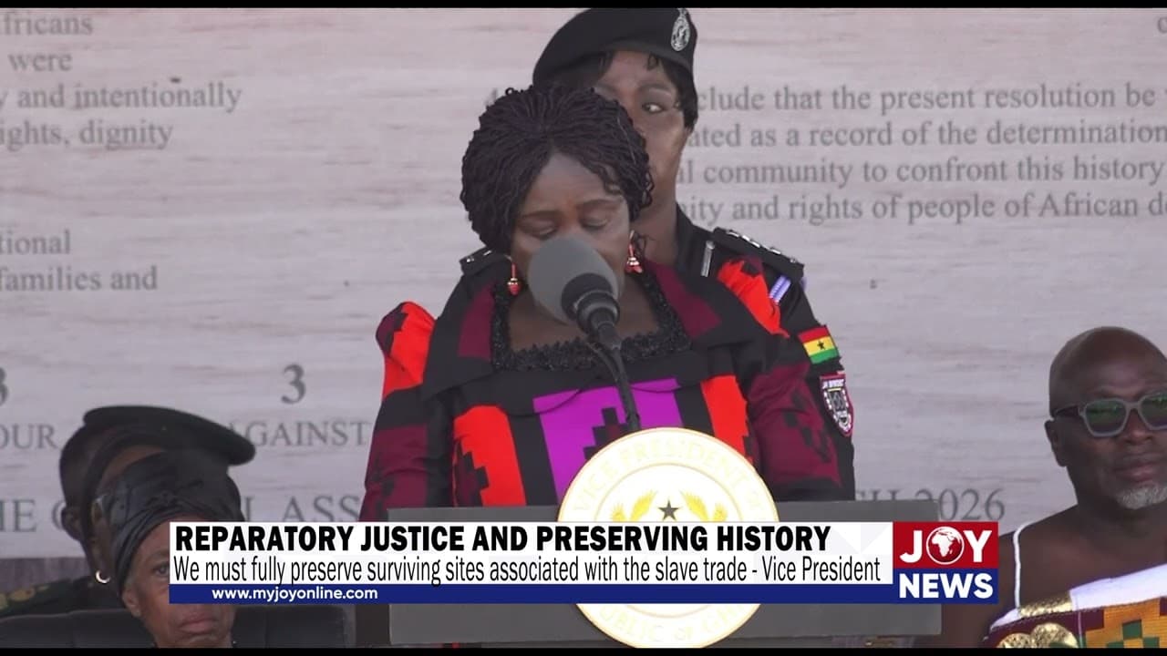 Ghana has duty to preserve slave-trade sites and tell their full story – Vice President