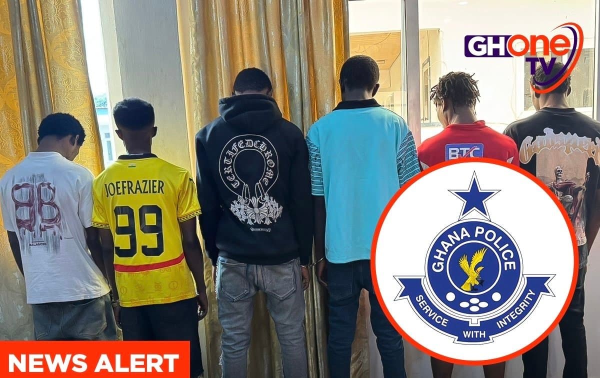 Police arrest six over suspected armed robbery syndicate in Ashanti region