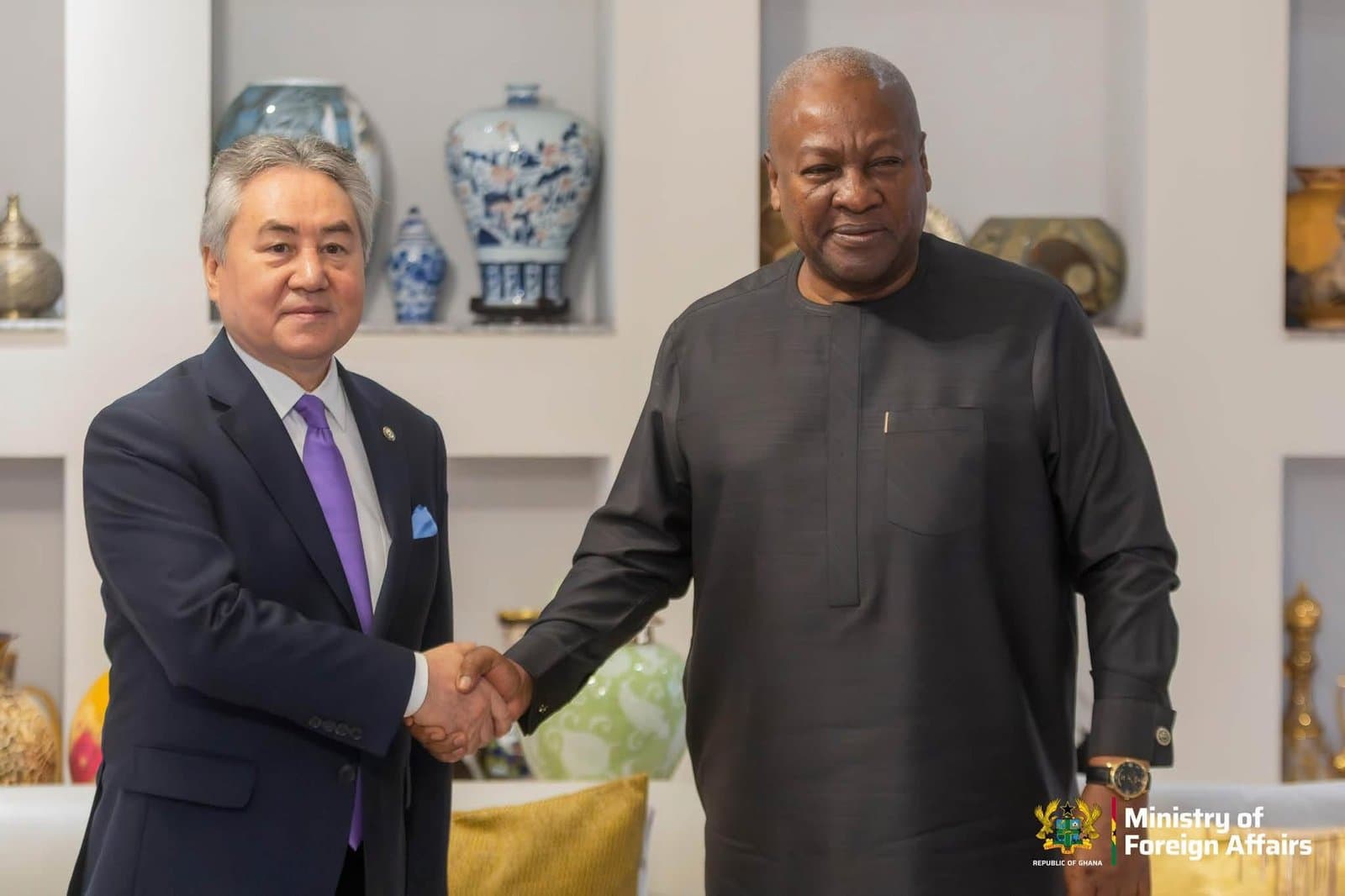 Ghana, Kyrgyzstan deepen strategic cooperation as Mahama hosts Foreign Minister