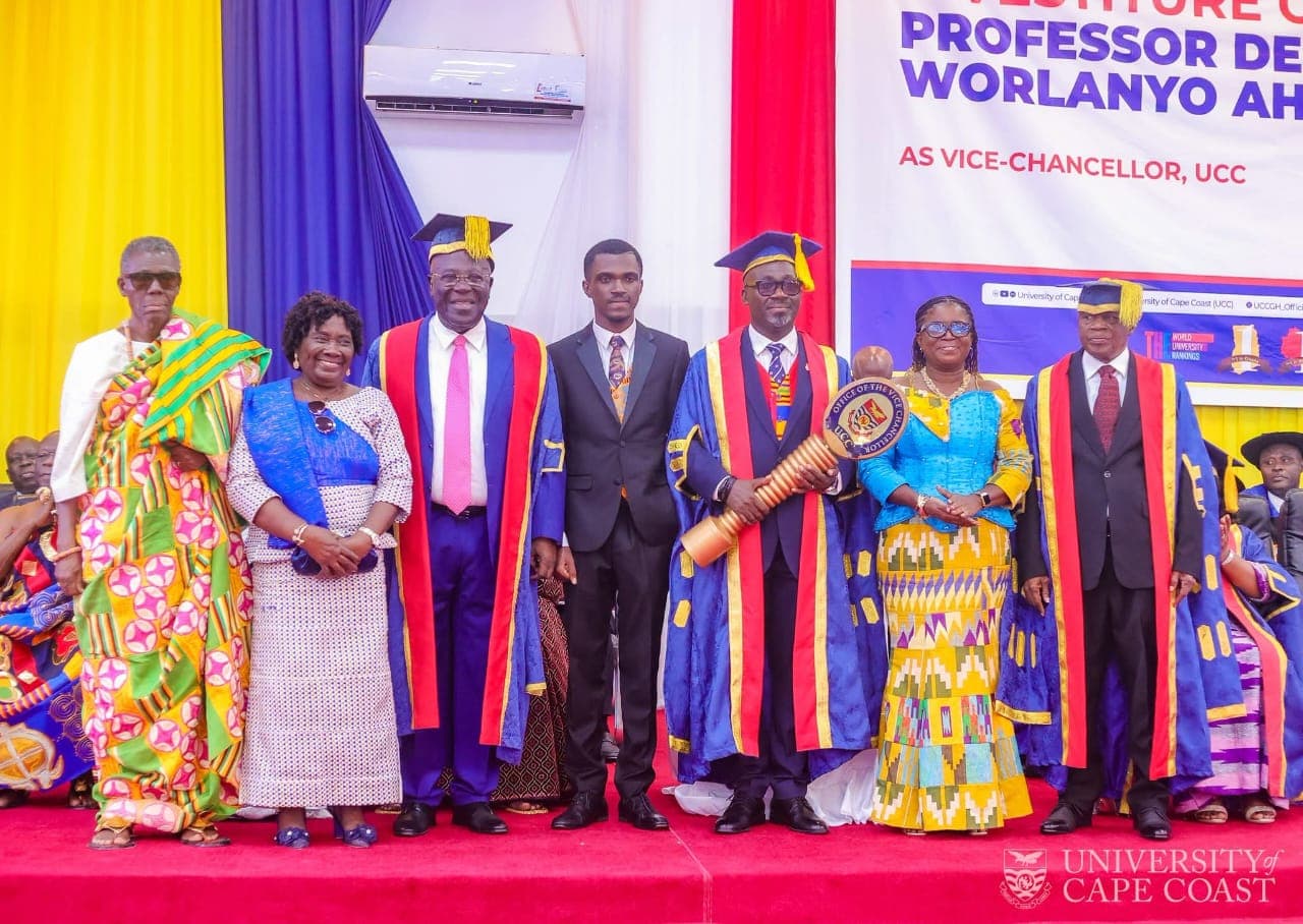 UCC inducts Prof. Aheto as Vice-Chancellor