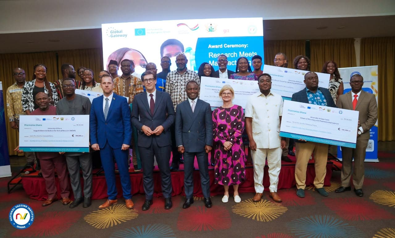 Ghana receives €2m for vaccine, pharmaceutical innovation