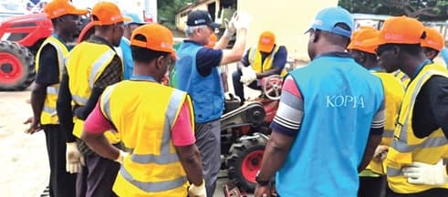 Farm machinery training held for rice seed producers