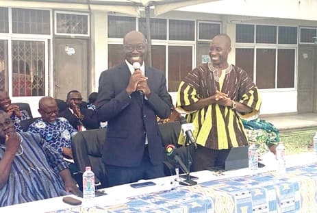 Finance Minister urges GDP, inflation rebase - Hands over MoF offices to GSS 