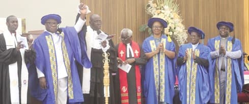 Rev. Prof. Mante installed Chancellor of Akrofi-Christaller Institute