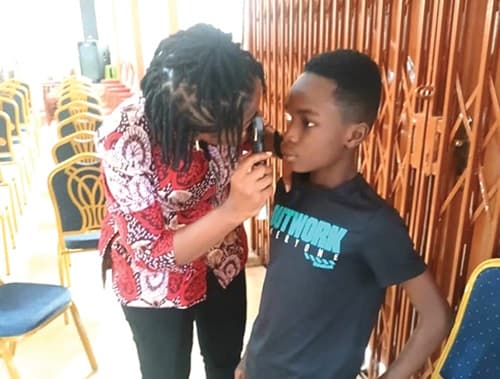 300 Children in Larteh, Tutu communities screened for eye diseases