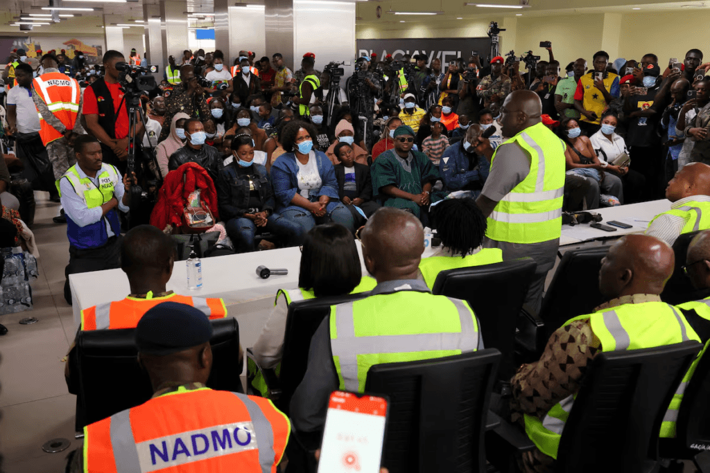 Nigeria nears 2,000 repatriations from South Africa after latest evacuation flight