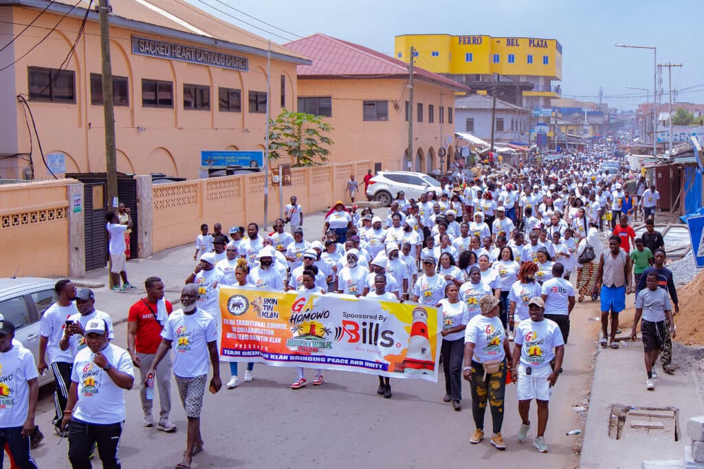 Bills Micro Credit champions health and culture at ‘Homowo Health Walk’
