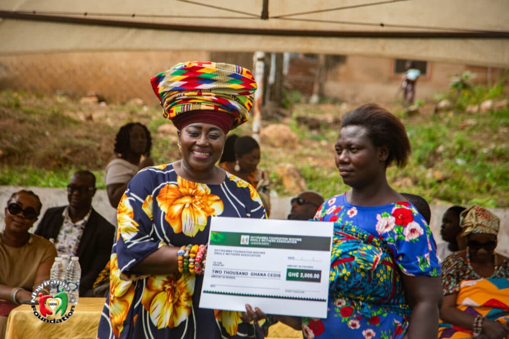 Zigx Foundation supports 50 vulnerable mothers in Akwapim North