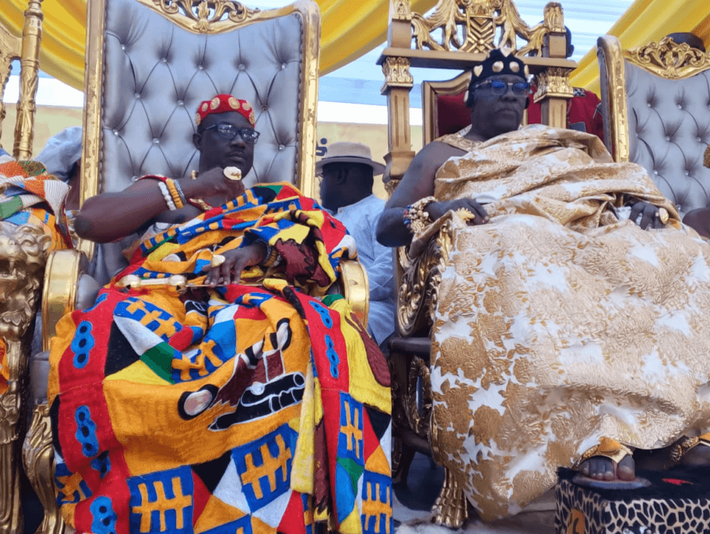 Ngleshie Alata installs Nifahene as Paramount Chief calls for peace, integrity