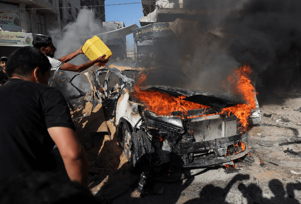 Israeli strikes kill three people in Gaza, medics say