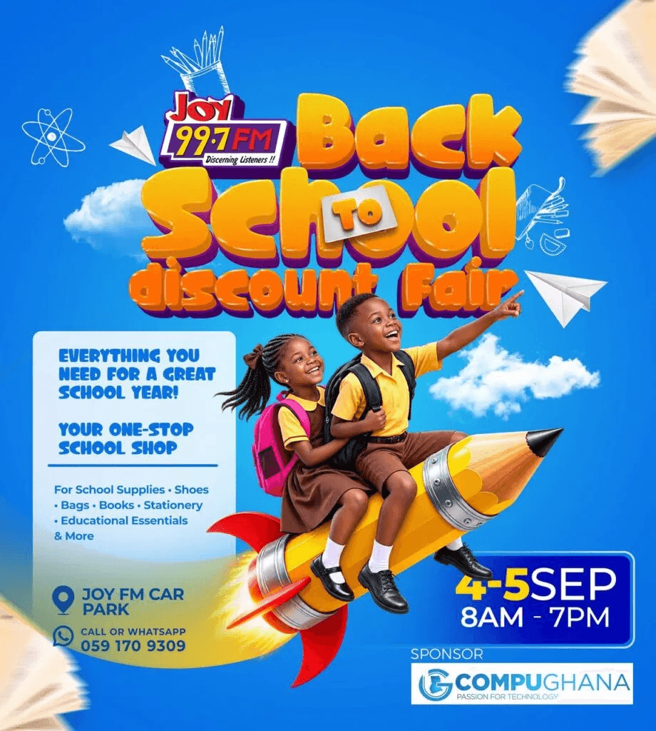 Joy FM Back-to-School Fair: Patrons to enjoy up to massive discounts from vendors