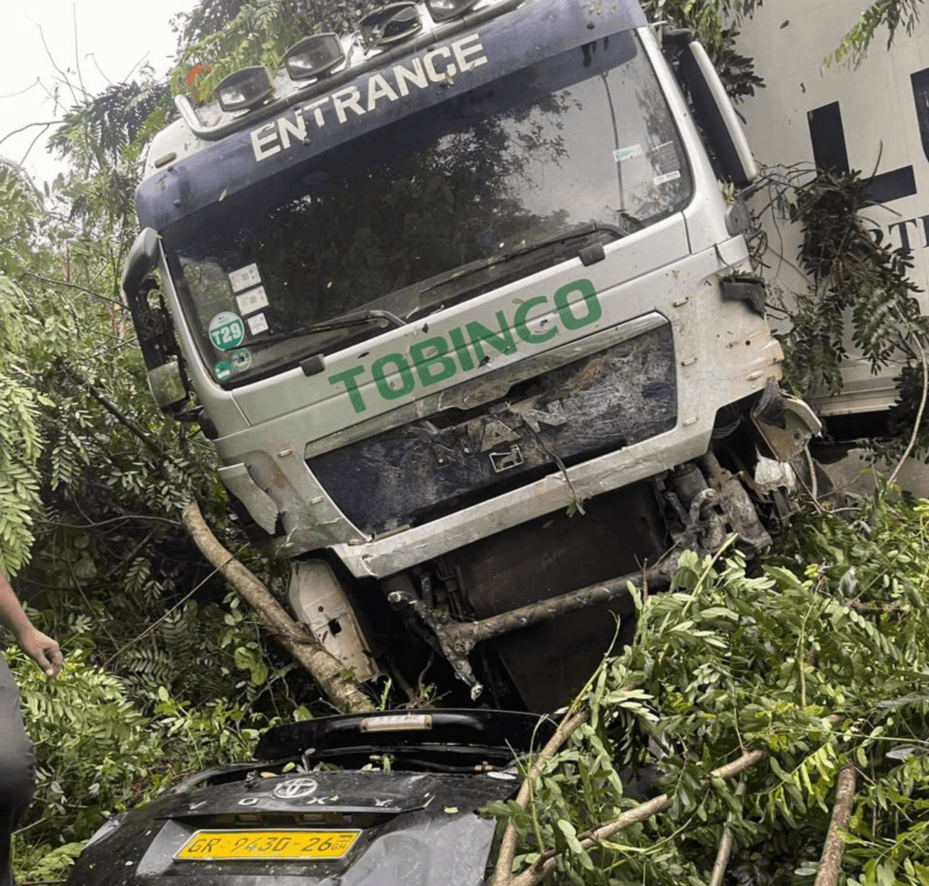 Four killed in Accra-Kumasi Highway crash at Anyinasin Junction