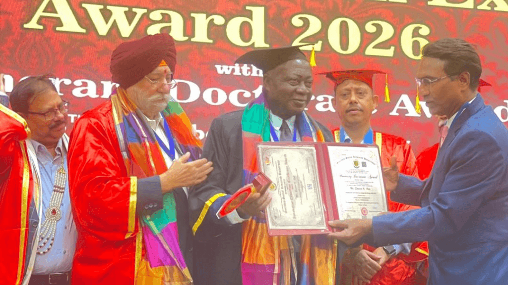 Former GPHA Director-General Edward K. Osei receives Honorary Doctorate, Excellence Award