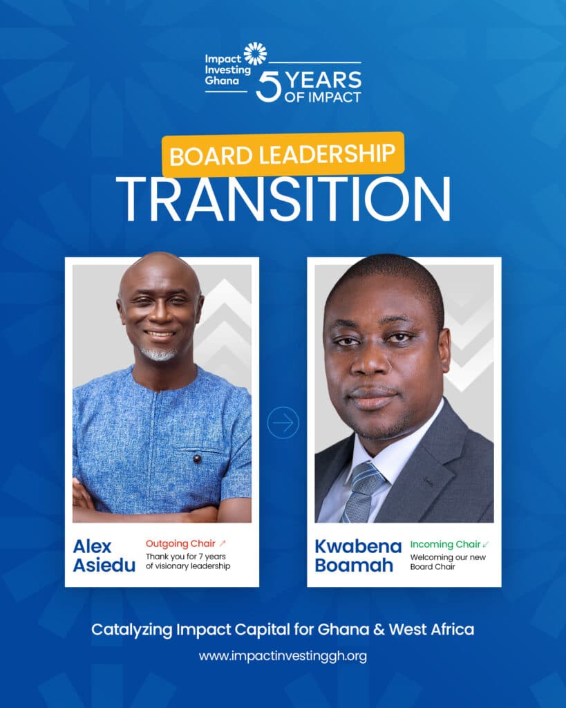 Kwabena Boamah appointed Board Chair for Impact Investing Ghana
