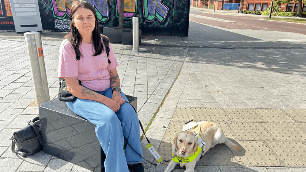 Blind guide dog owner says quiet EVs put lives at risk