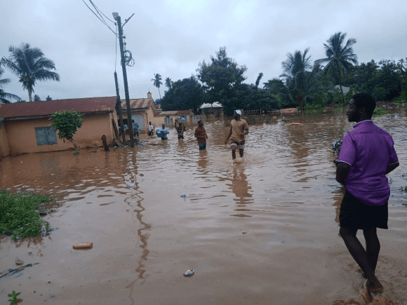 Hohoe floodwaters recede, leaving over 5,000 homeless