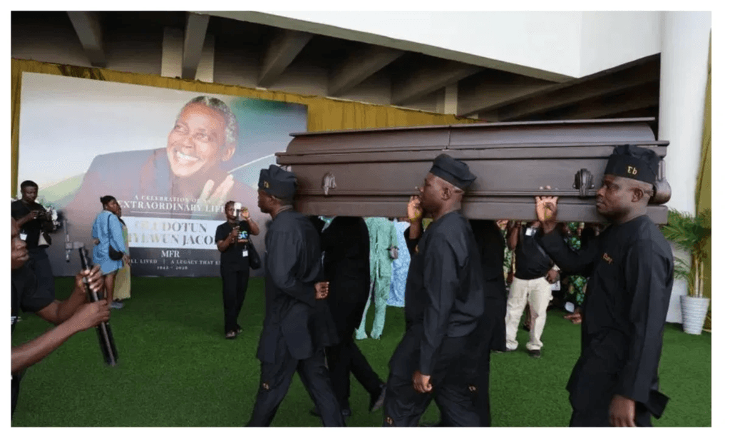 [Video] Legendary Nigerian actor Olu Jacobs buried in Lagos 