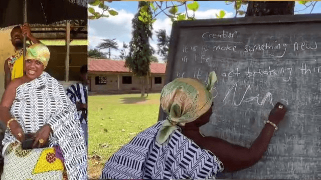 Teachers’ strike: Abosamso queenmother, assemblyman take over classroom