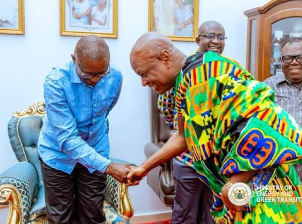 Jinapor, Energy Ministry officials pay courtesy call on Togbe Afede XIV
