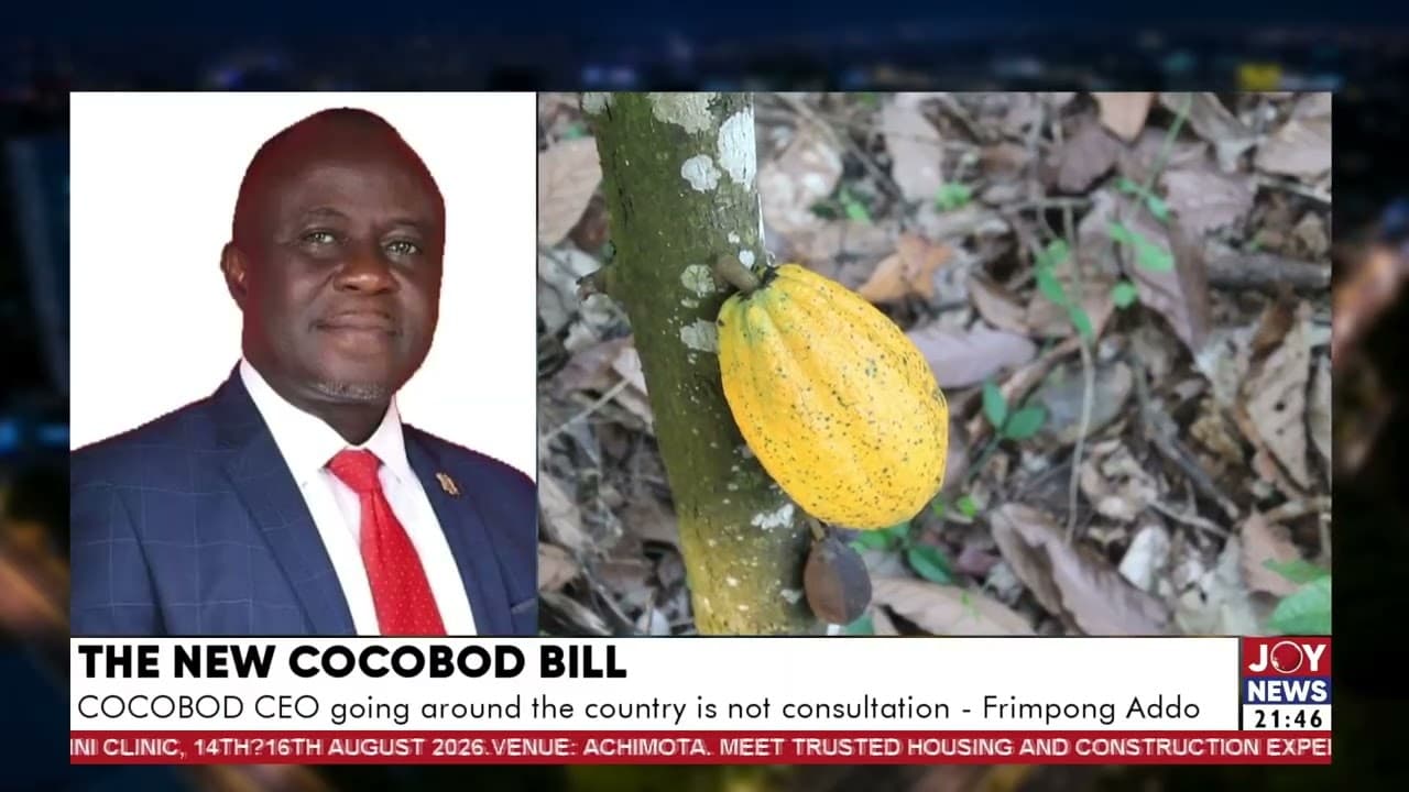 Don’t sign it yet – Minority demands fresh consultation on controversial Cocoa Bill