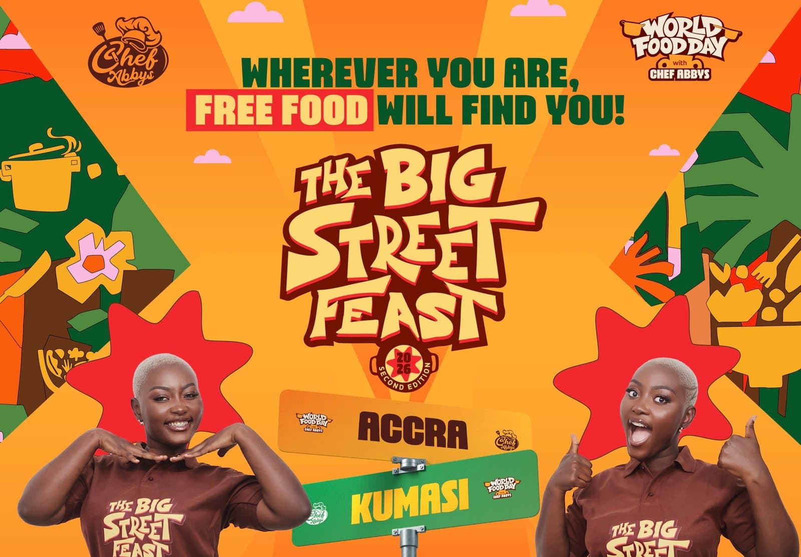 Big Street Feast: Chef Abbys to feed over 50,000 people in Accra, Kumasi for World Food Day