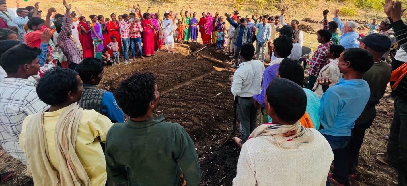 When roads in an India village closed during COVID-19, Permagardens started to grow