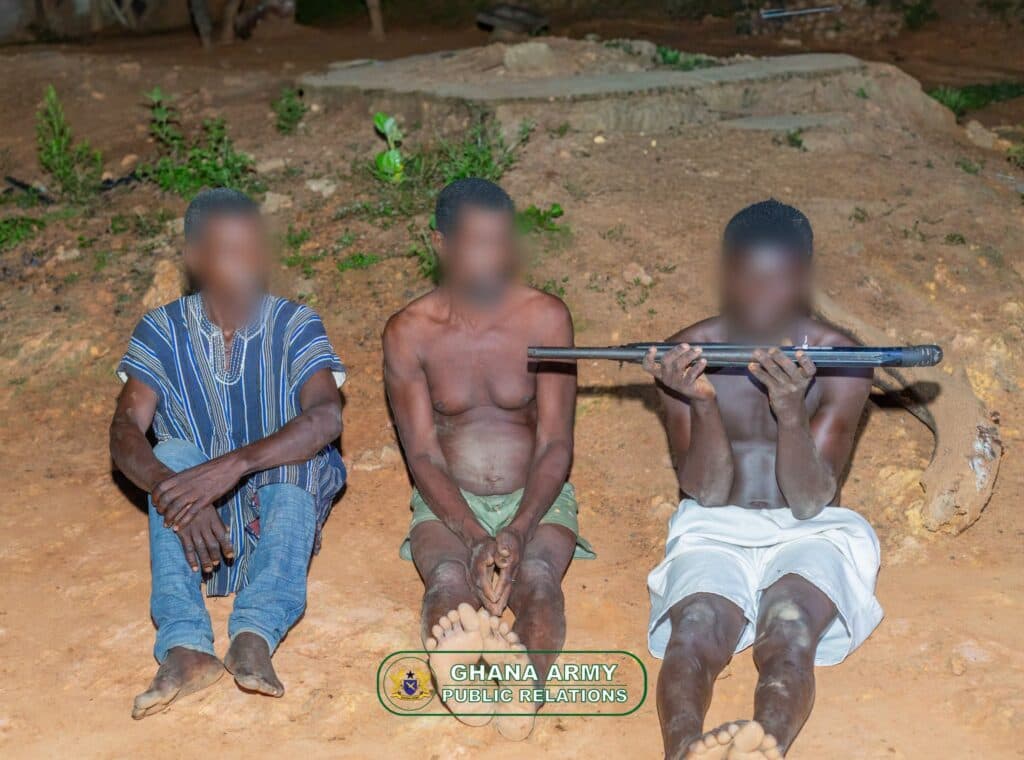 11 arrested as military-police team recovers guns, body armour at Kromase