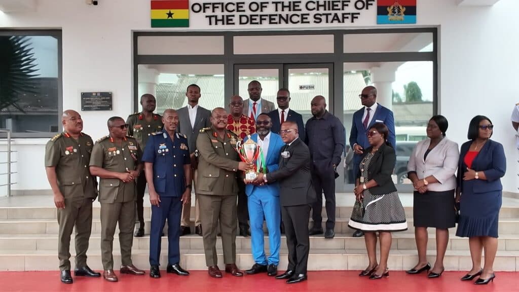 Military High Command receives Democracy Cup trophy ahead of Friday’s showdown
