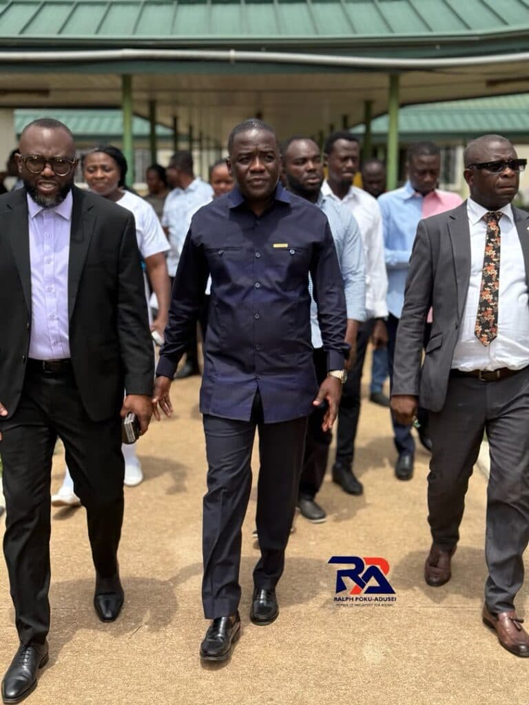 Bekwai MP inspects KNUST Medical School project, engages hospital management