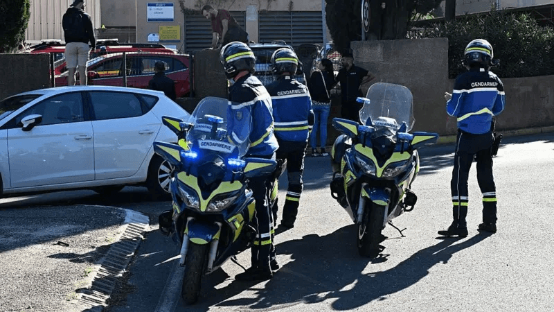 Pupil arrested after two teachers shot at French school