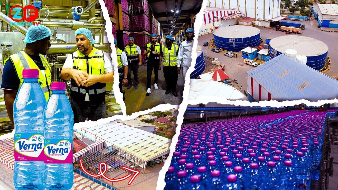 ZionFelix Visits Verna Factory And Uncovers What Happens Before You Drink It